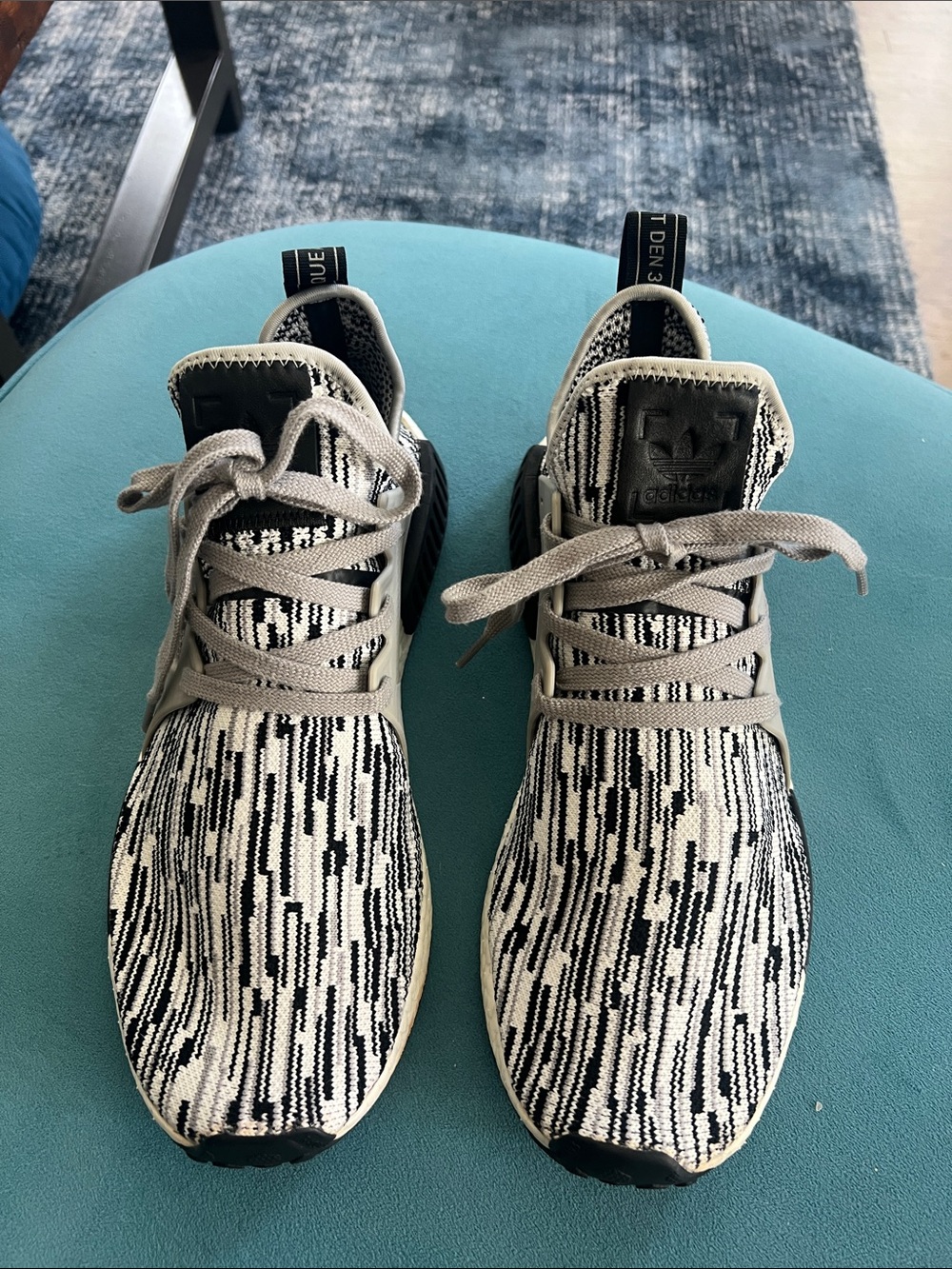 Adidas NMD Black and White Mens Size 12